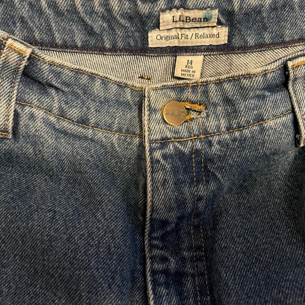 L.L. Bean vintage woman’s jeans size 14